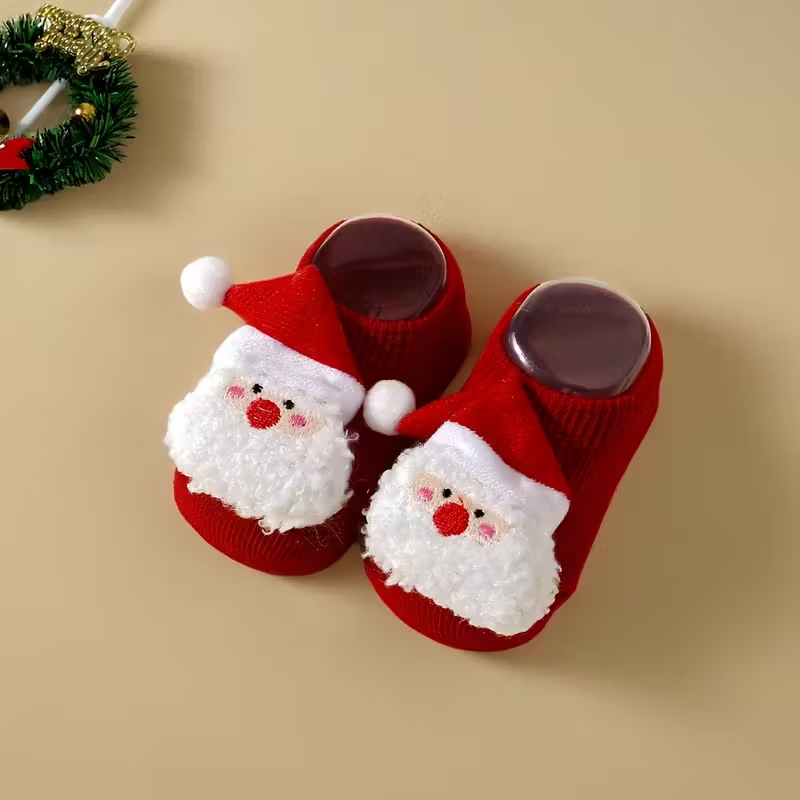 Corape festive me figuren e babagjyshit per Christmas dhe Vit te Ri